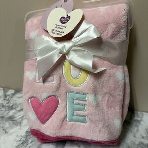 Pink Plush Baby Blanket